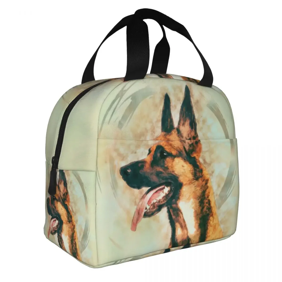 Belgian Malinois Lunch Box Leakproof Warm Cooler Thermal Food Insulated Lunch Bag for Women School Picnic Reusable Tote Bags