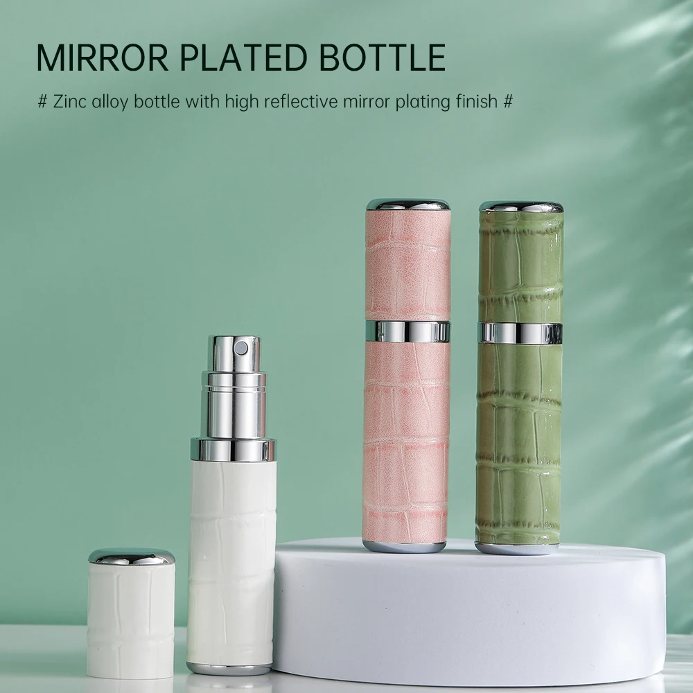 5ml Bottom Fill Perfume Spray Atomizer, Mini Refillable Dispenser Bottle, Portable Liquid Container