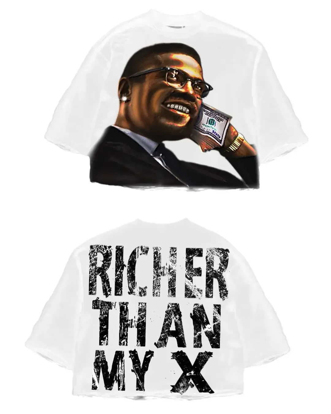 Camiseta Y2K para hombre y mujer, Tops de calle americanos, Harajuku, Hip Hop, letras gráficas, estampado de personajes, algodón, manga corta