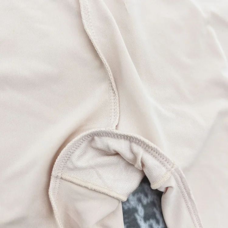 CHUANGERM Nahtlose High-Waist-Shorts für Damen, Bauchkontrolle, Hüftlift, Eisseide, Sicherheitshosen, Sportunterwäsche – Detail 10