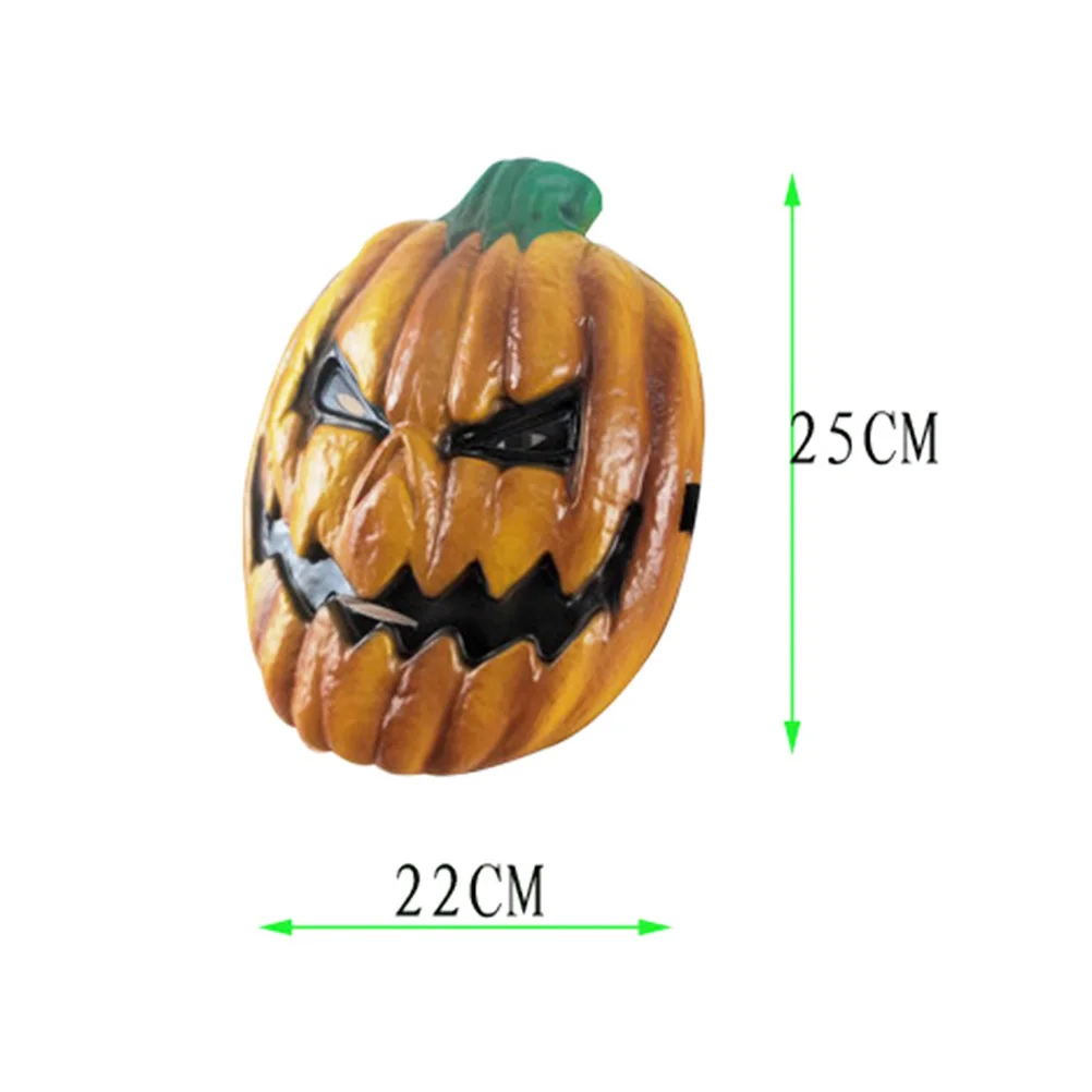 호박 머리 마스크 무서운 할로윈 파티 소품 성인 어린이를위한 창조적 인 가장 무도회 얼굴 마스크 내구성 의상