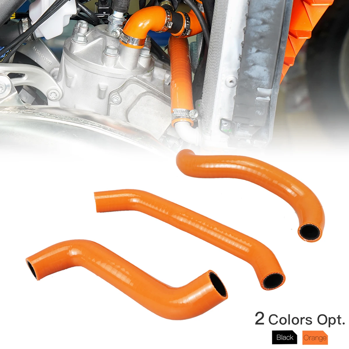 For 2024 EXC-F XCF 250 350 XWF 350 Motocross Silicone Radiator Coolant Hose Kit SX 250F 350F 2023-2024 For Husqvarna FE 350 350S