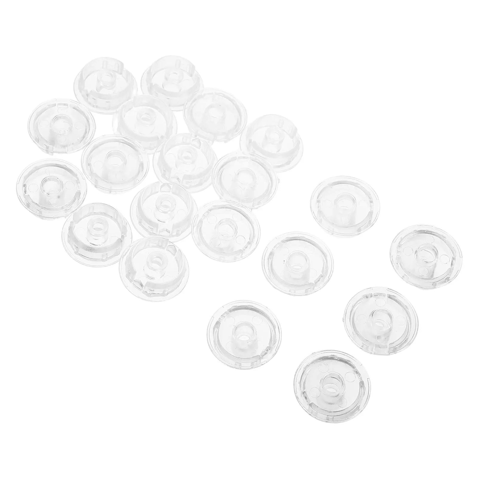 20Pcs Curtain Accessories Blind Bottom Rail End Caps Transparent Blind Bottom Rail Plugs Tight Seal Blinds Repair Parts for Home