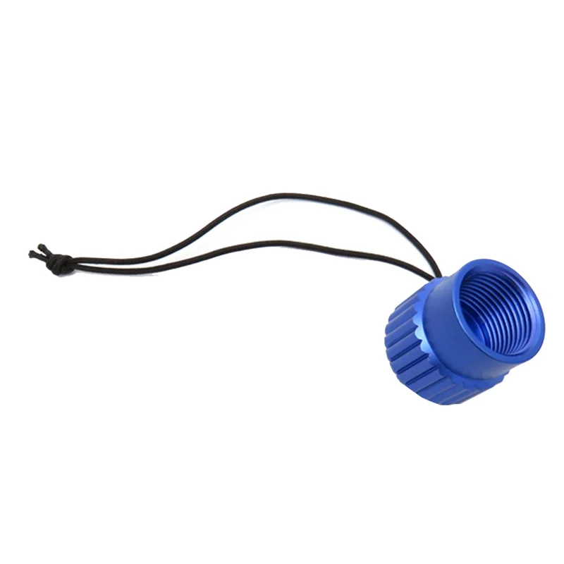 N17R Scuba Diving Threaded Dust Cap Plug Cover Din 5/8-14NPS Dust Cap Tank Valve End Cap Accessory Part Blue