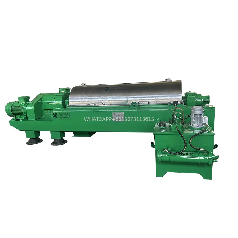 Factory Price Horizontal Spiral Sedimentation Sludge Dewatering Centrifuge Slurry Decanter Separator Machine