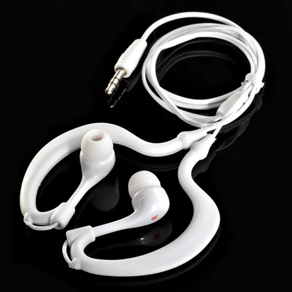 3.5mm Earhook Sport Waterproof IPX8 Earphone Headphone for iPod MP3 Player