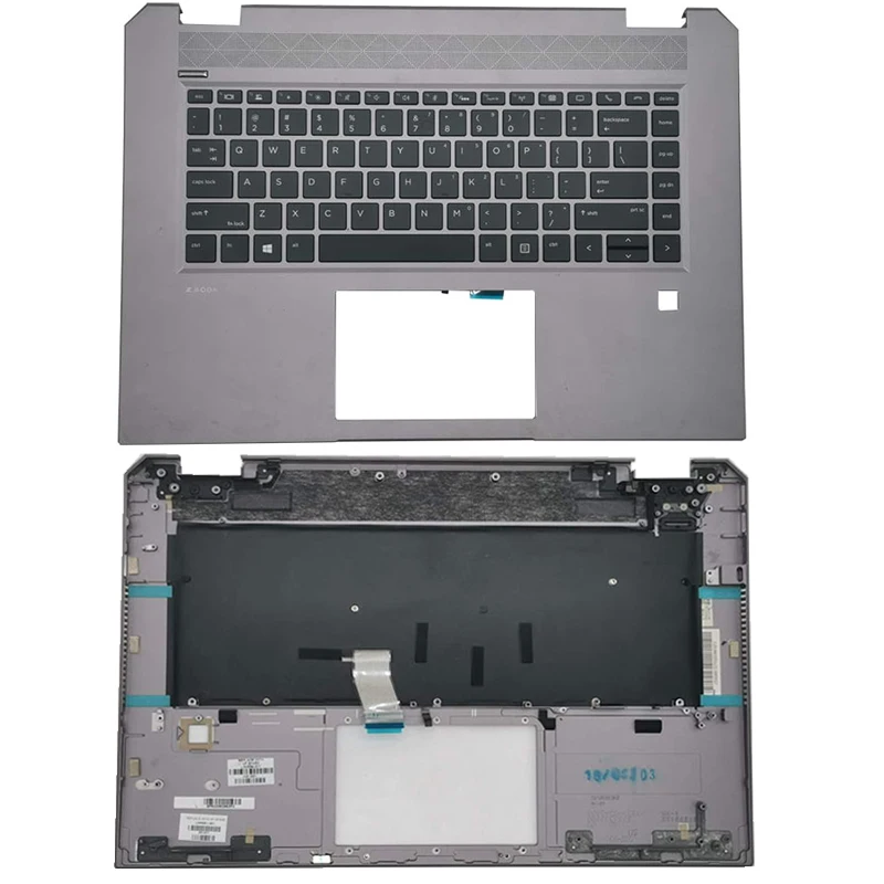 Imagem -06 - para hp Zbook Studio g5 L30668001 Lcd Superior Capa Traseira Quadro Frontal Mão Resto Caixa Inferior