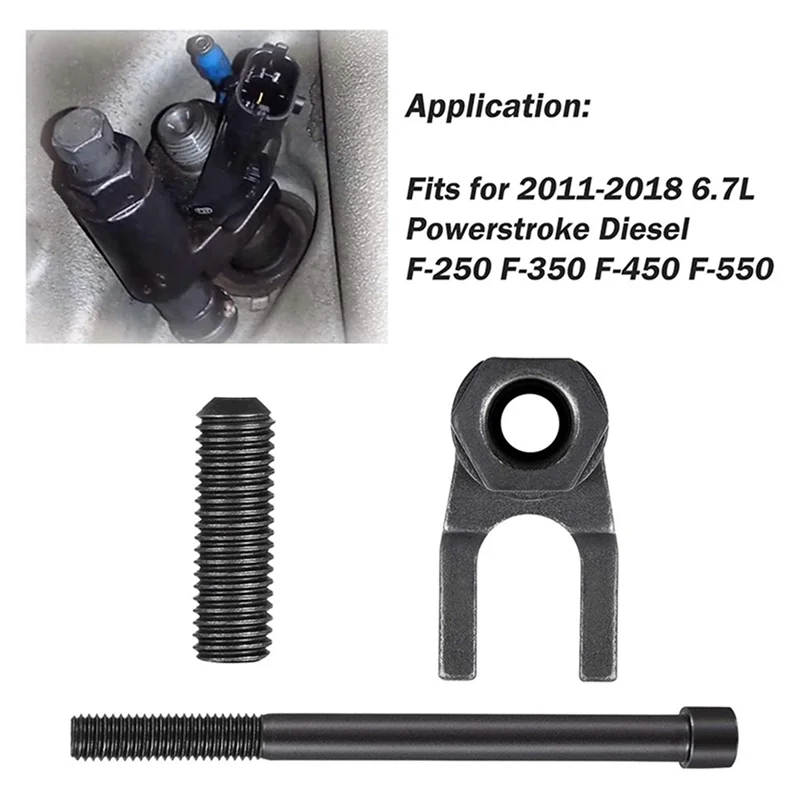 AB47-2X 燃料噴射装置取り外しツール 3418 フォード 6.7L パワーストロークディーゼル F-250 F-350 F-450 F-550 2011-2018 アクセサリー用