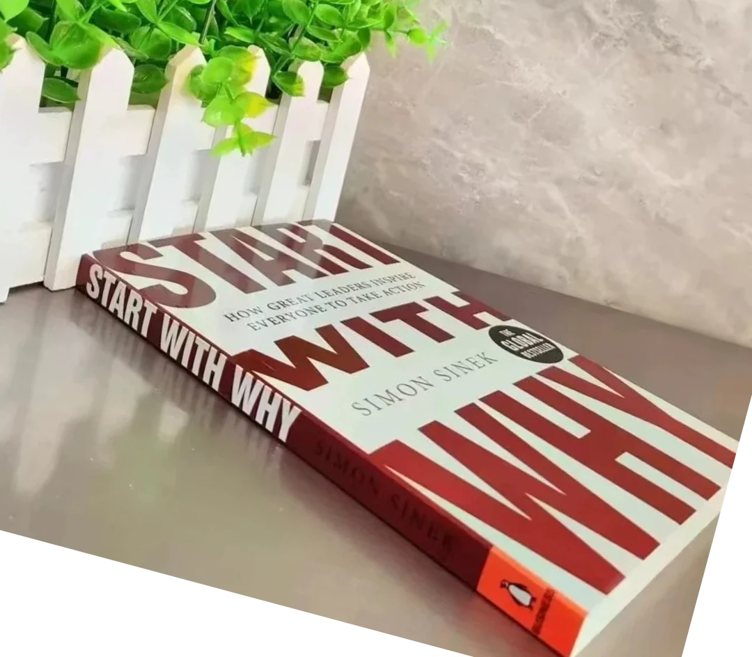 

2026 Find Your Why & Start with Why By Simon Sinek Motivational Management & Leadership Business English Novel Books Paperback