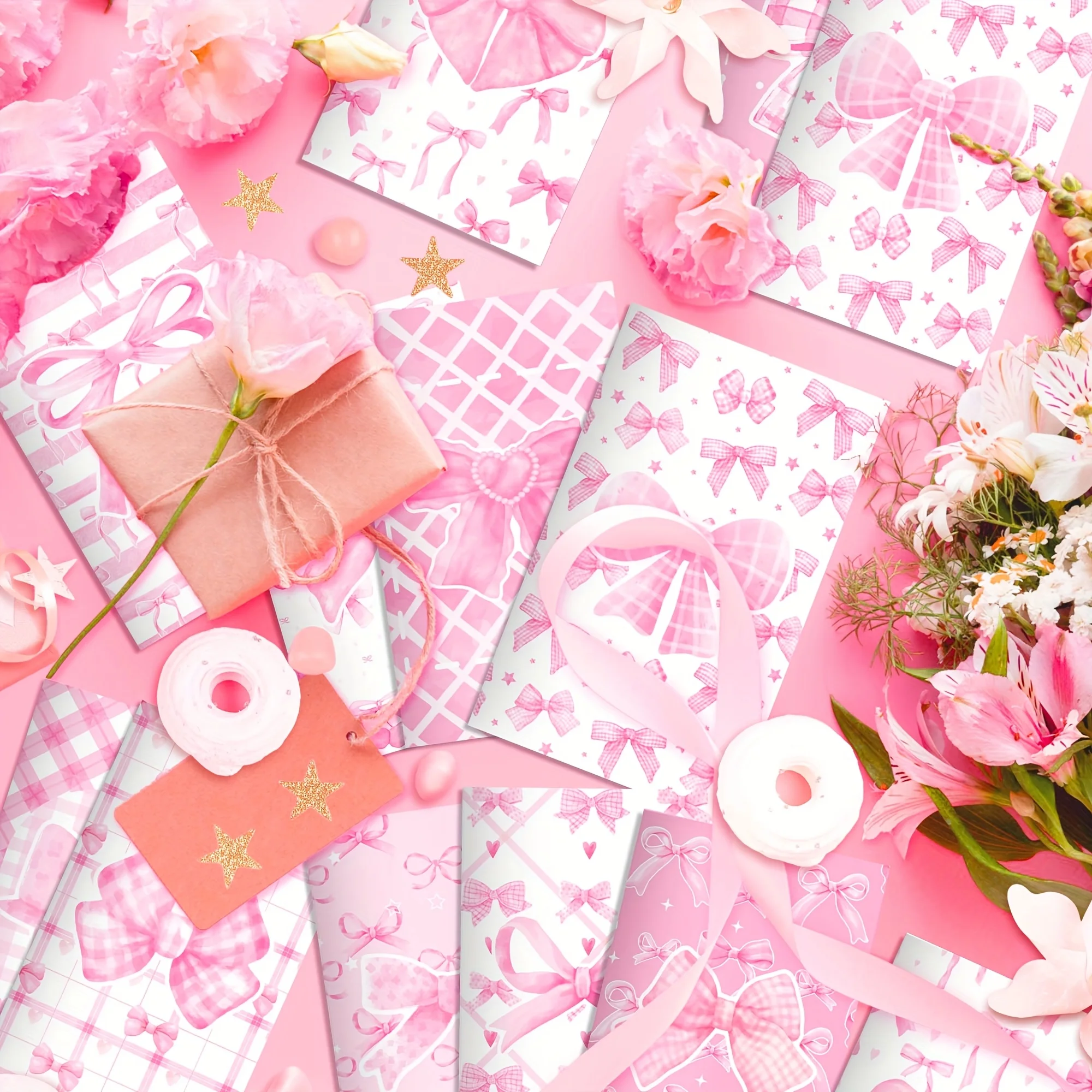 6/12 Stück Mini-Notizbücher mit rosa Schleife, tragbares Notizbuch, Geschenk für Mädchen, Tagebuch, Notizblock, Belohnungsgeschenk, Geburtstagsgeschenk, Büro- und Schulbedarf – Detail 4