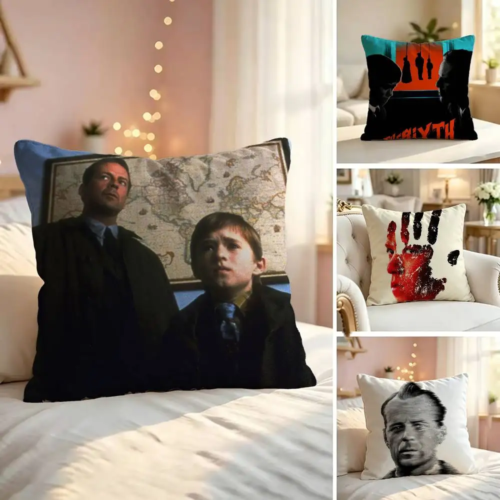 Movie The S-Sixth S-Sense Soft Pillow Shell For Sofa Living Space Bedroom Headboard Backrest Square Cushion Cozy