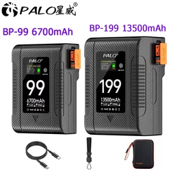 PALO BP-199 V-Mount Battery bp-99 BP 95 V Lock Camera Battery For Sony HDCAM XDCAM Camera BMPCC 6K Pro Iphone 15Pro Canon R5C