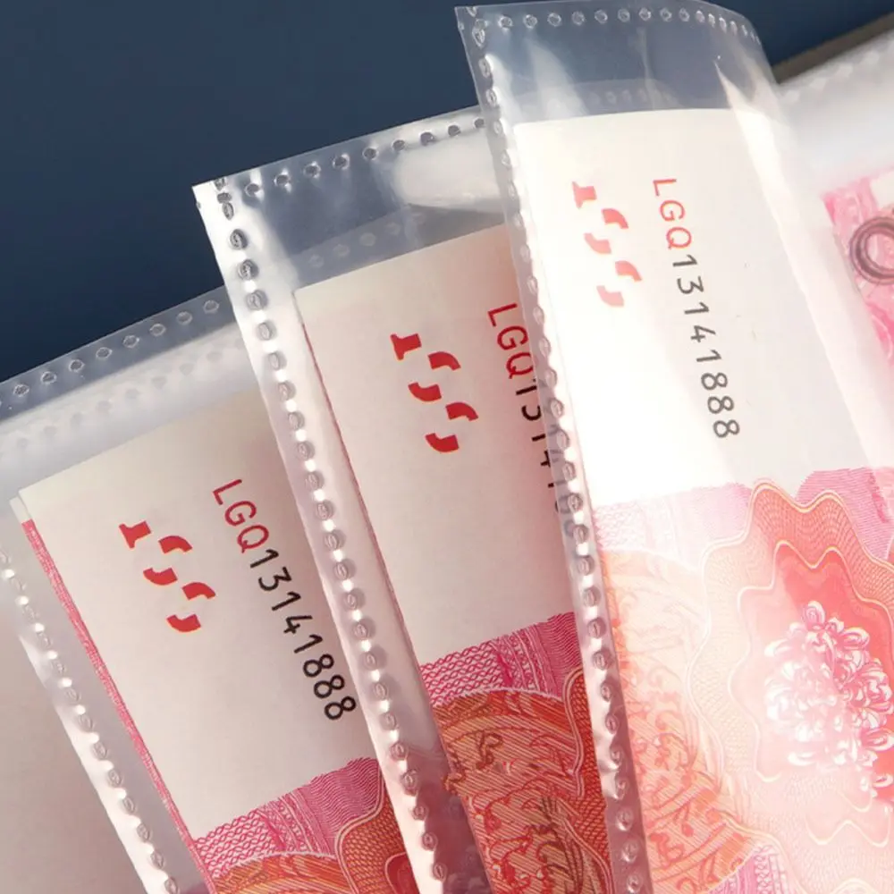 돈 절약 100봉투 저축 챌린지 대용량 PU 미니 바인더 저축 챌린지 방수 재사용 가능