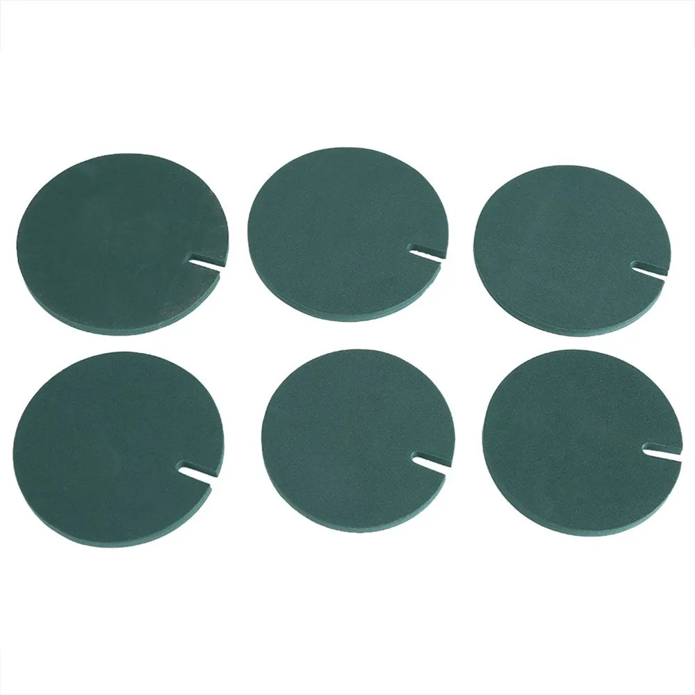 6Pcs Lightweight Heat Insulation Coaster Heat Isolation Layer Vivid Plant Shaped Tea Cup Mat EVA and ABS Smooth Burr-free