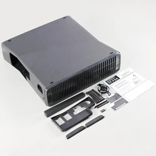 Imagen 2 del producto Carcasa de repuesto superior e inferior para Xbox 360 Slim, carcasa completa para Xbox360, negra, con juego de botones
