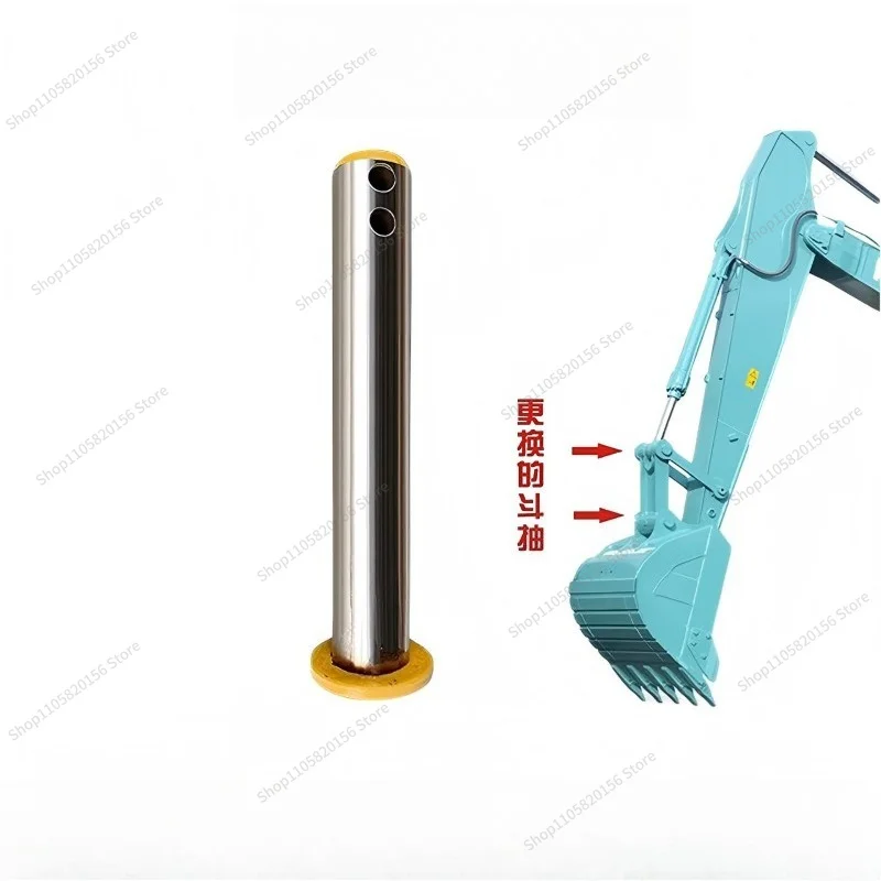 For Excavator Bucket Shaft Bucket Pin Hook Machine Bucket Shaft 30 40 45 50 Series Horse Head Pin Wear Resistant Hardening