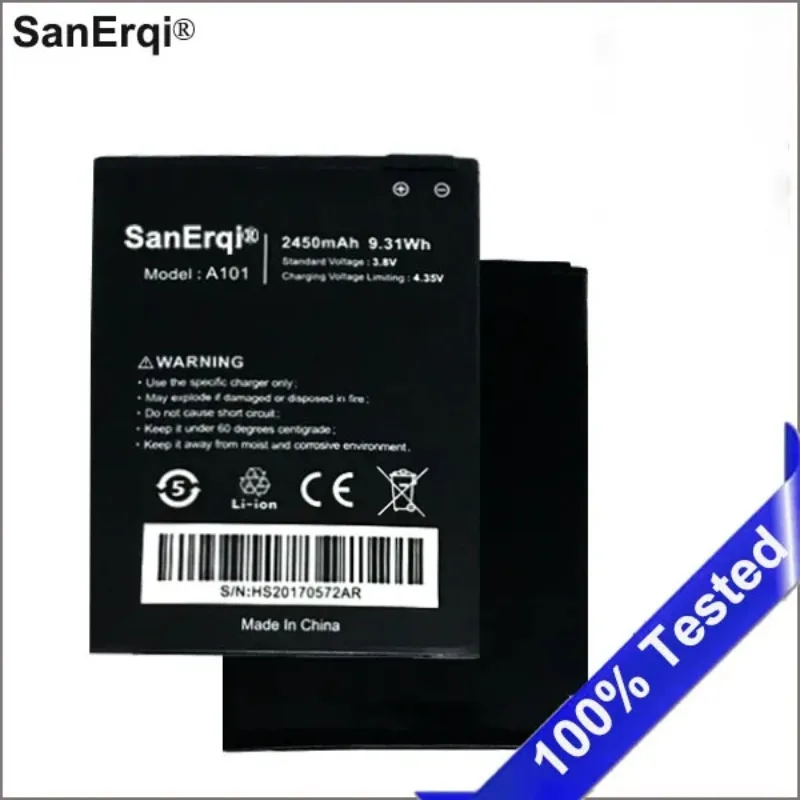 Аккумулятор для мобильного телефона UHANS A101 A101S UHANS, аккумулятор большой емкости, аккумулятор 2450 мАч