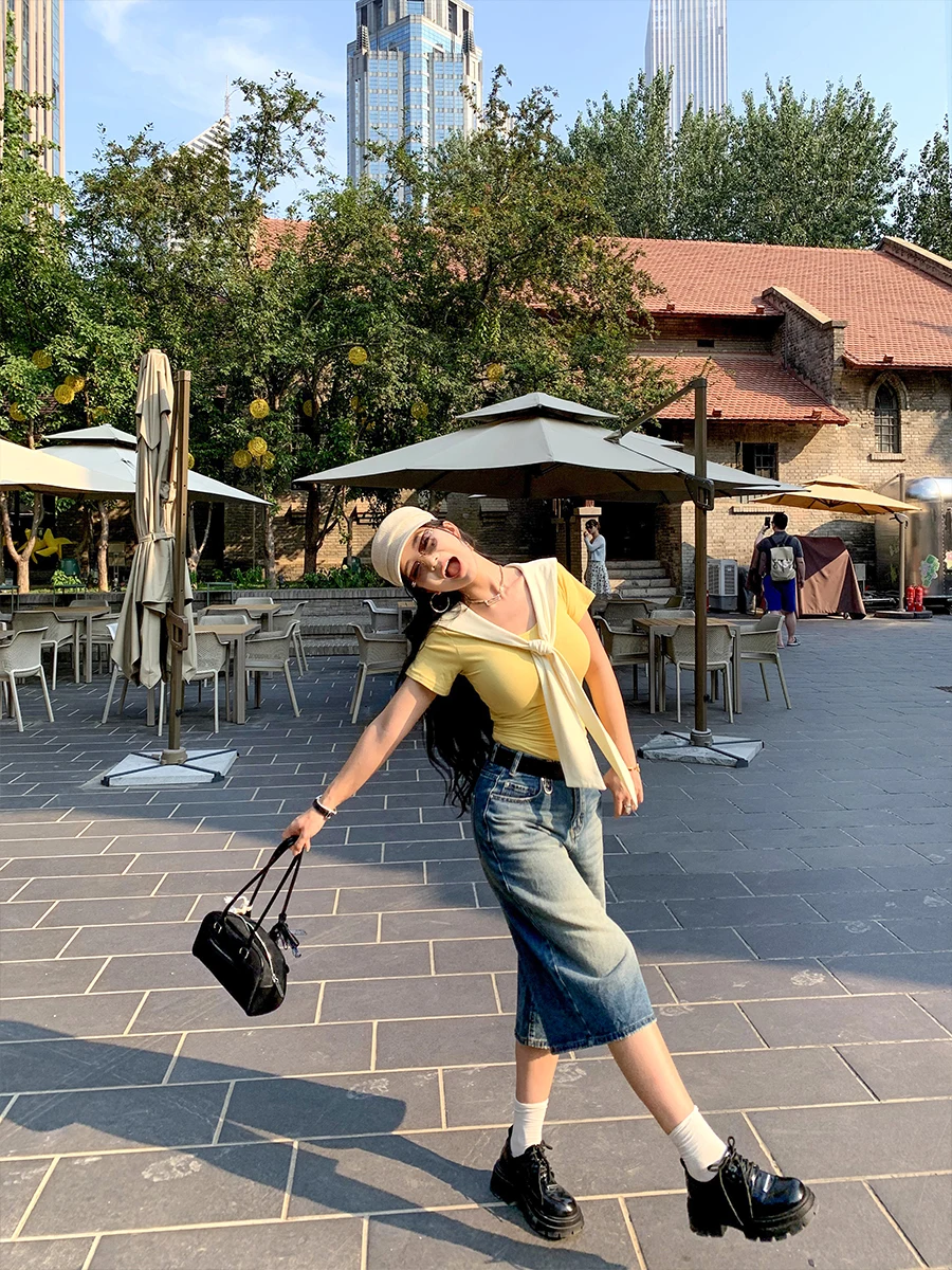 

Ретро джинсы с эффектом потертости, широкие, укороченные (7/8), летние, больших размеров, прямого кроя, с низкой посадкой, из хлопкового стрейч-денима, женские, свободного кроя