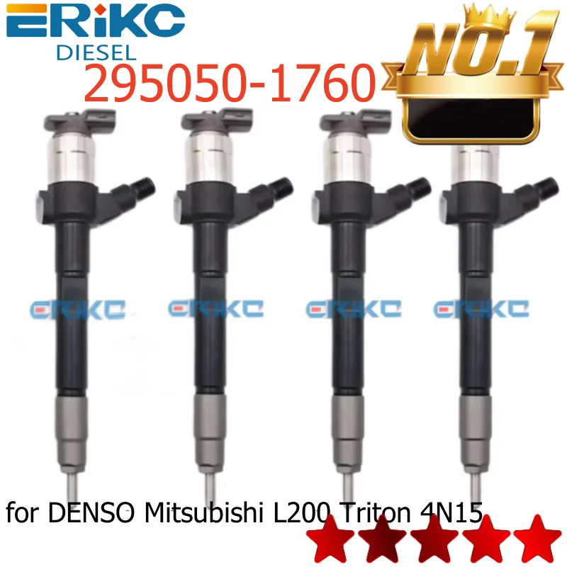 

295050-1760 Common Rail Diesel Injector 1465A439 Auto Injection Assy 295050-1761 for DENSO Mitsubishi L200 Triton 4N15 4PCS