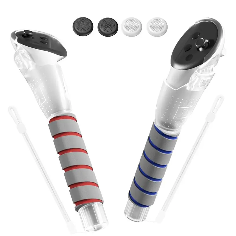 A97I-For Gorilla Tag Long Arms For Quest 3S/3/2, Beat Saber Handle Sticks Dual Extensions Grips For Playing VR Games