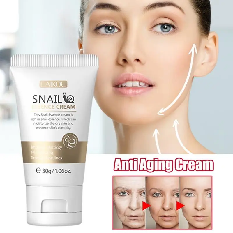 

1pcs Anti-wrinkle Snail Essence Face Cream Repairing Lift Firm Anti-aging Fade Fine Lines Brightening Skin Care