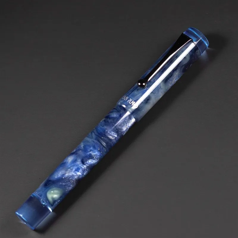 

OPUS 88 Limited Edition BLUE SAPPHIRE Fountain Pen Earth Sapphire Large Drop in Inkjet Pen Collection Resin Luxury Gift Pens