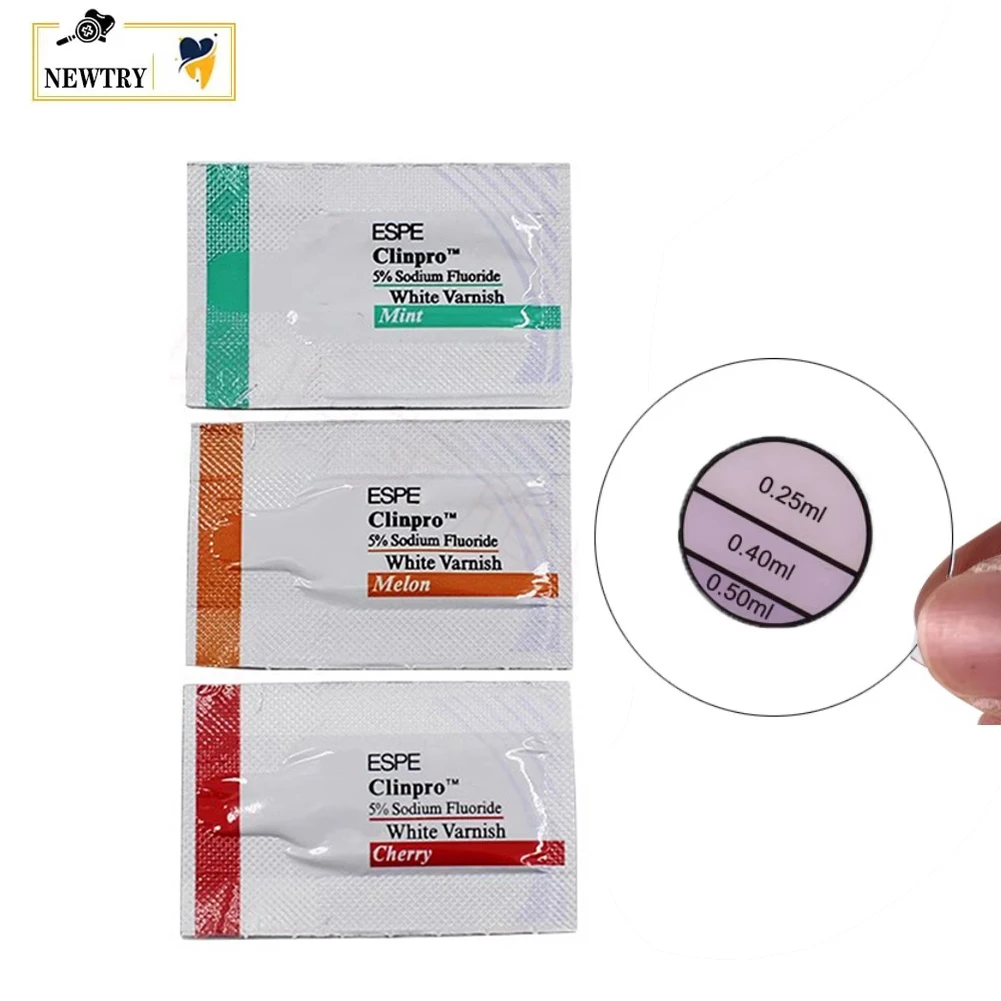 

Original Dental Fluor Protector 0.5ml Kids Adult Oral Teeth Cavity Anti Caries 5% Sodium Fluoride White Varnish With Brush Tools