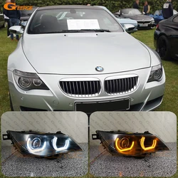 For BMW E63 E64 630Ci 630i 645Ci 650i M6 2003 - 2009 2010 Ultra Bright Crystal DTM M4 Style Led Angel Eyes Halo Rings Day Light