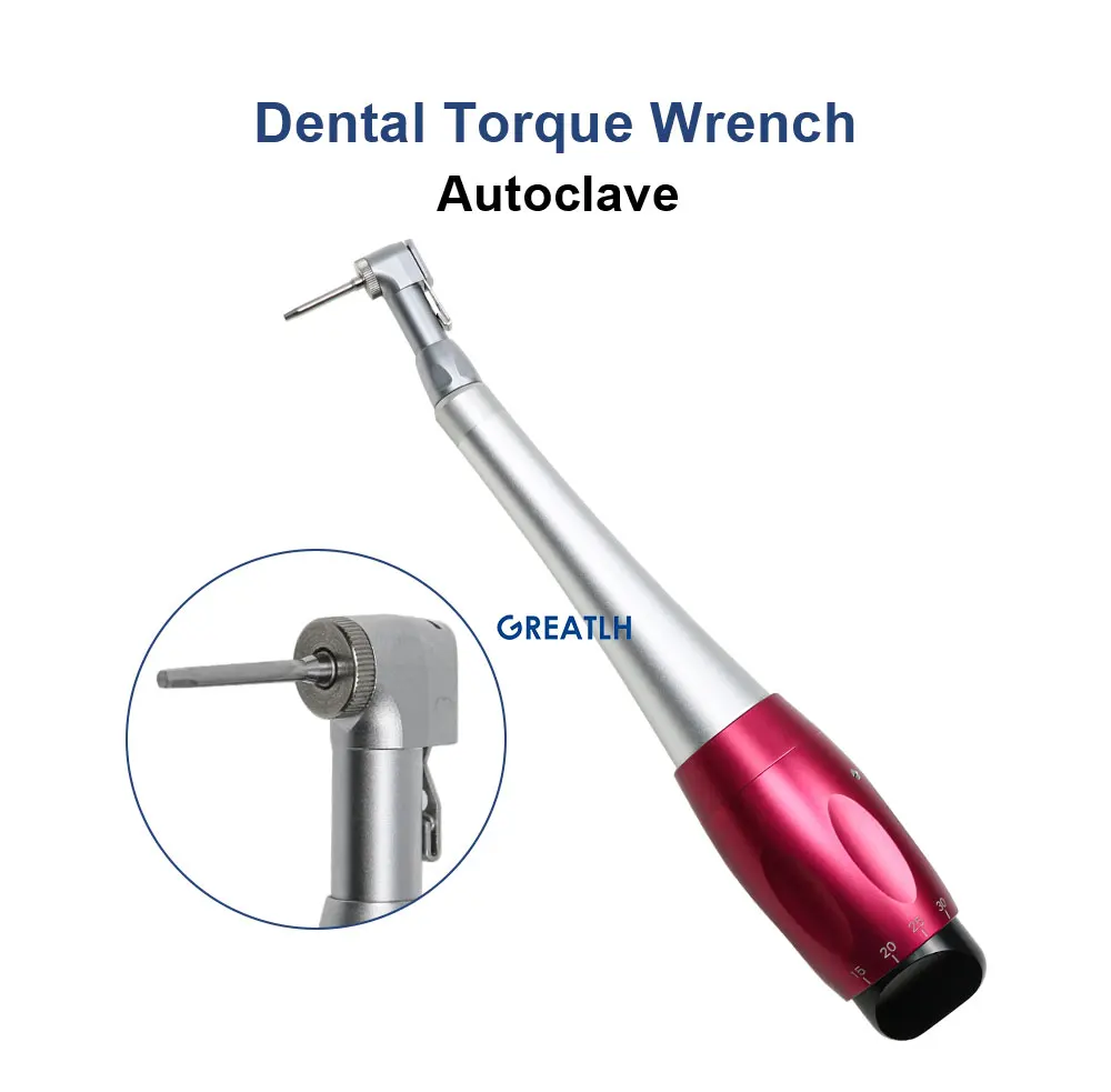 Pink dentals implants torque wrench ratchet kit dentals surgery implants tools torque wrench Dentals Surgery Equipment