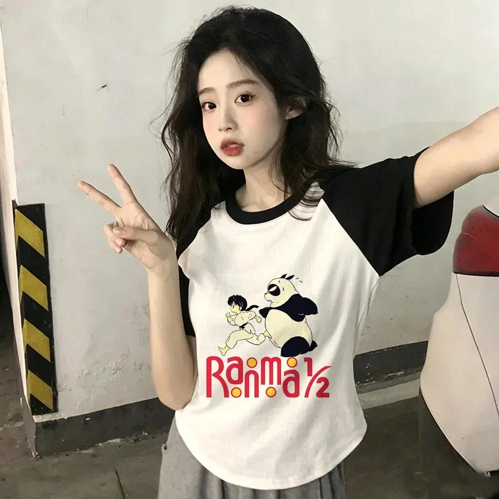 Ranma 12 Saotome t shirt femme Psychedelic harajuku japanese shirt harajuku y2k alternative  cutecore jojifuku