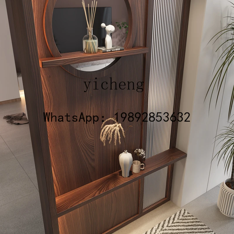 AA  Changhong glass partition enters the door to block the solid  decoration simple entrance living room screen