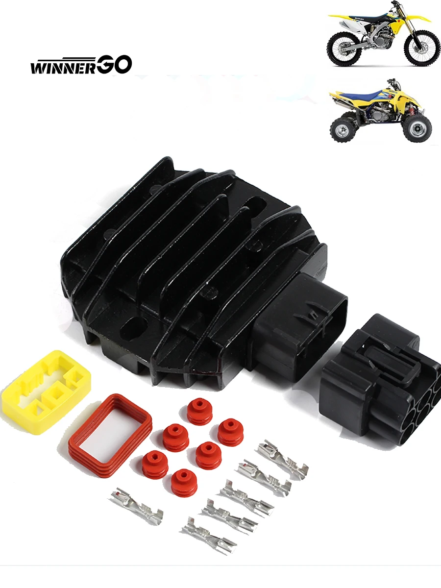 Regulator napięcia dla Suzuki Quadsport 400 QuadRacer 450 RMX450 LTF250 LTR450 LTZ 32800-05G00 32800-05G10 32800-05G11 — zdjęcie 2