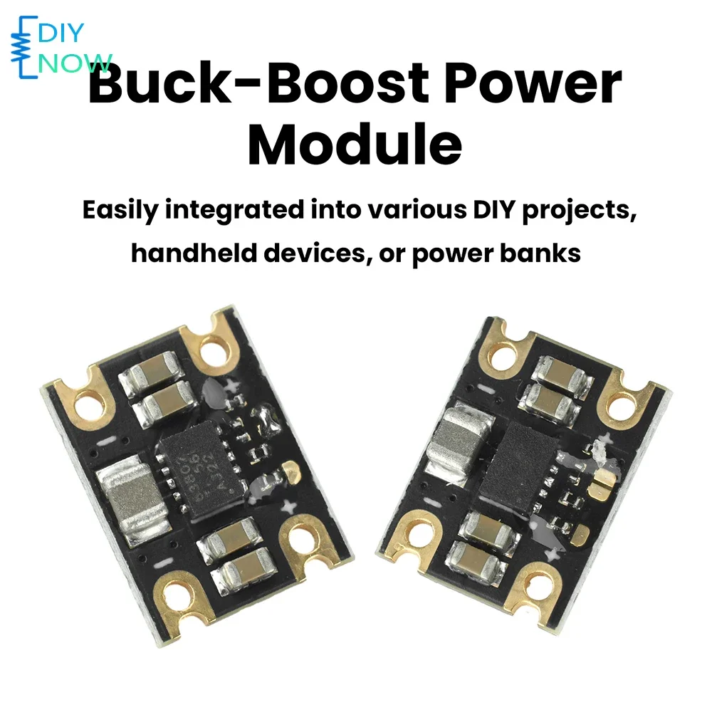 TPS63802 Buck-Boost-Konvertermodul, 3,3 V/5 V Ausgang, 2 A/1 A, Mini-Lithium-Batterie, hocheffizientes Netzteil für DIY-Projekte