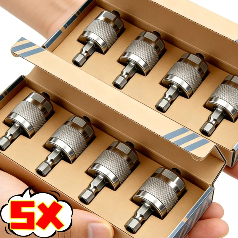 

Адаптер для сверлильного патрона, 3-кулачковый, с шестигранным хвостовиком 6,35 мм, профессиональный конвертер для деревообрабатывающих и ремонтных инструментов