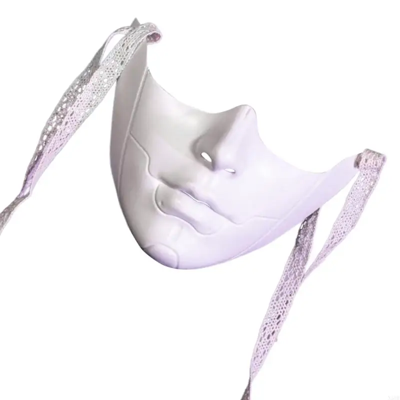 N58F Maske Halloween Kostümmaske für Frauen Männer Maskerade Dekorationsmaske