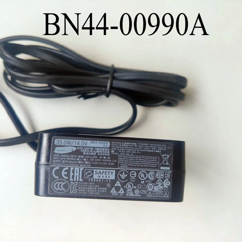 

NEW Display charger 14V 2.5A 35W Monitor AC/DC Adapter Power Supply BN44-00990A A3514_RPN is for C24RG50FZ C27F398FW C32F391FW