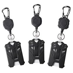 Badge Reel Clip Credit Card Cover Bus Card Cover Case Retractable Badge Holder Badge Clip Heavy Duty ID Holder