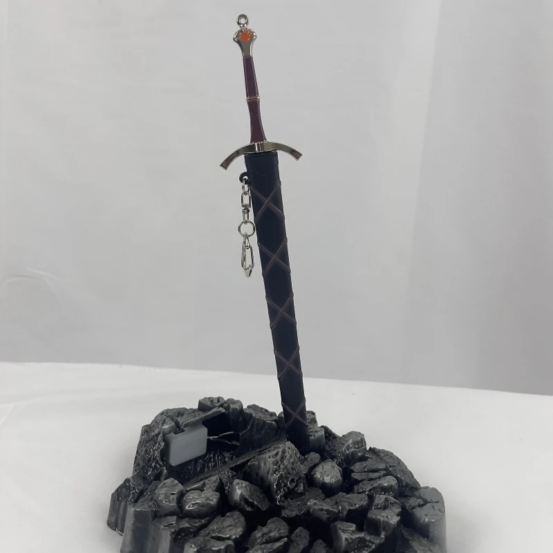 Game of Thrones Sword of the Morning Zwaard Speelgoedmodel - 22 cm (8,66 inch) Zinklegering - Onscherp Lemmet met Schede - Perfect voor GOT Fans, Actiefiguur Wapen Accessoire, Verzamelobject