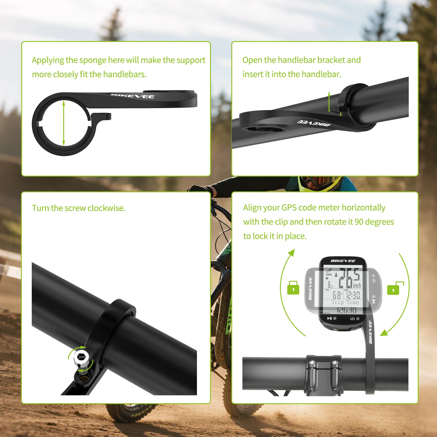 GPS BiKe Computer Bracket Speedometer Odometer Holder For GARMIN XOSS IGPSPORT Magene Coospo CYCLAMI Bicycle Computer Accessory