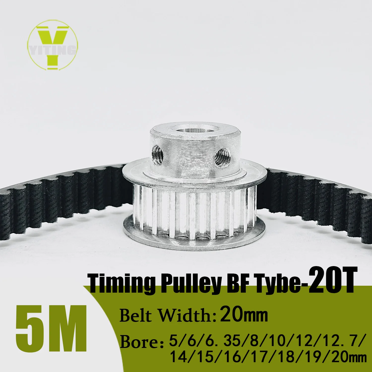 HTD5M kit 20Teeth 60Teeth  20T 60T Timing Pulley Belt Set Belt Width 20mm Bore 5~30mm Reduction 3:1 Pulley Kit Synchronous Wheel