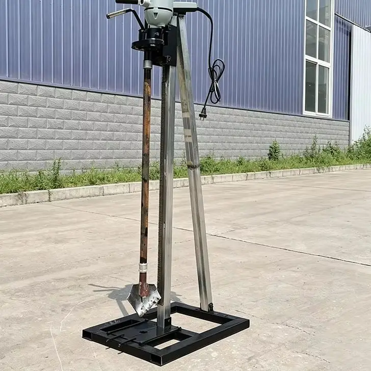 Customized Compact Handheld Water Well Rig 60M Lightweight Easy Operation Rural Domestic Use Water Well Drilling Rig