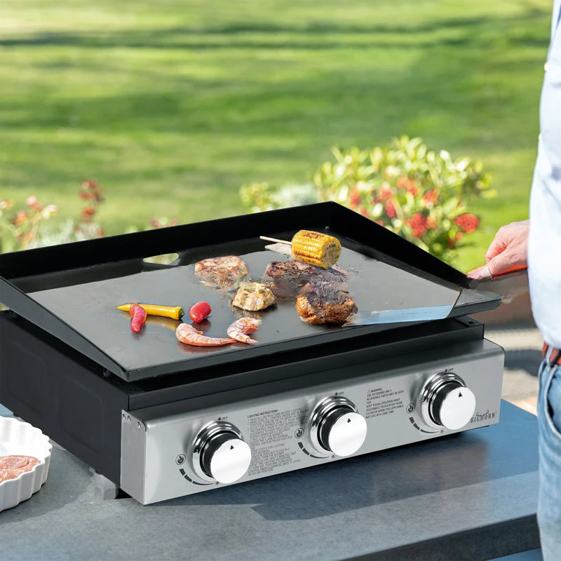 Gas Teppanyaki verdickte Bratpfanne Haushalt und Gewerbe Stand Backbrett American