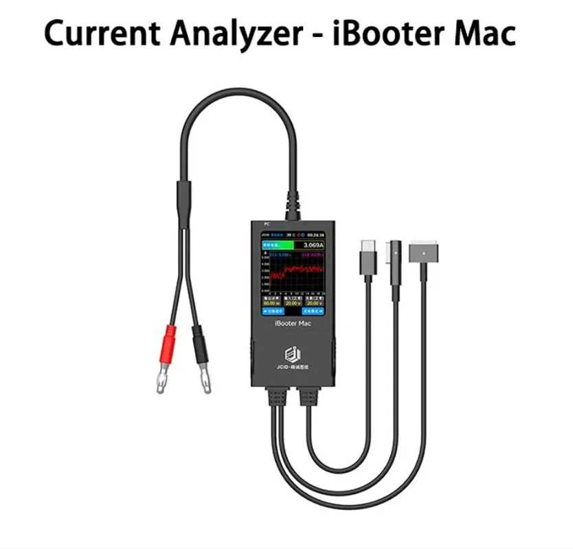 JC iBooter Analyzer Precision Fault Date Diagnosis Boot Voltage Real-time Pointer Display for MacBook 2008-2024 Repair Tool