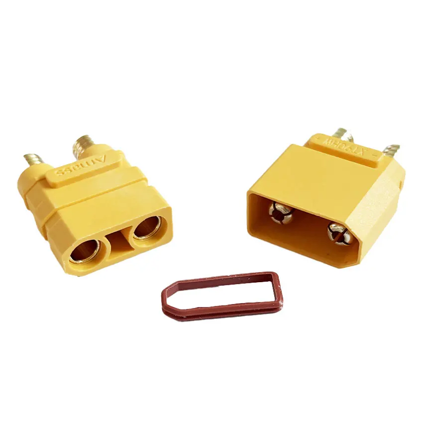 

Quickly Charge Amass XT90HW XT90 Waterproof Gold-plated Low Resistance Male Female Battery Connector Plug XT90HW-M XT90HW-F