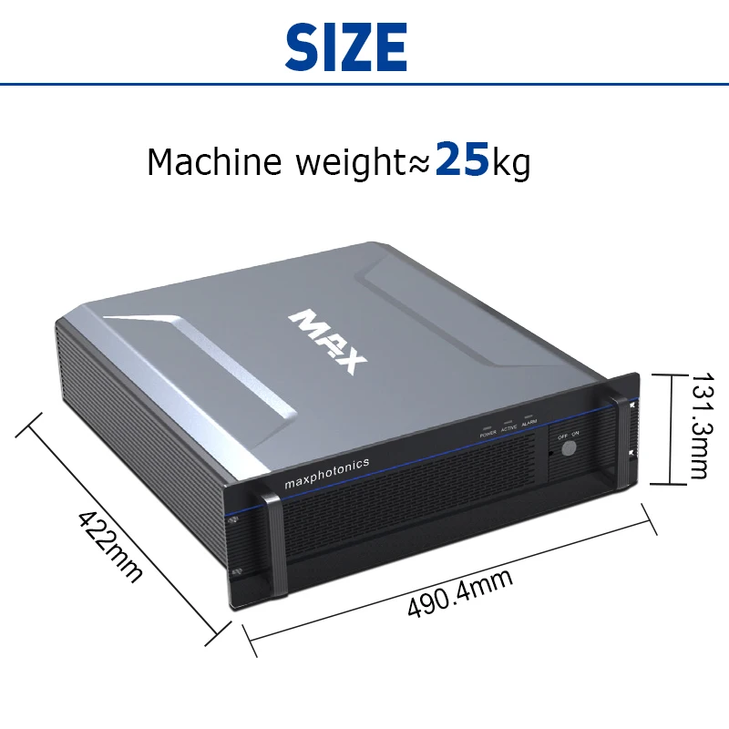 Max MFPT-100M + 100W Mopa Fiber Laser Source Power Puls Breedte Verstelbare Lasergenerator Voor Laser Boren Reinigend Snijden
