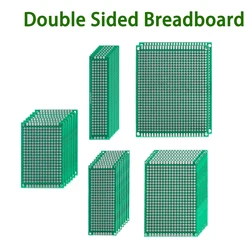4-40pcs Universal PCB Circuit Protoboard Stripboard 2x8 3x7 4x6 5x7 7x9 10x10 10x15CM Double Sided Breadboard DIY Electronic Kit