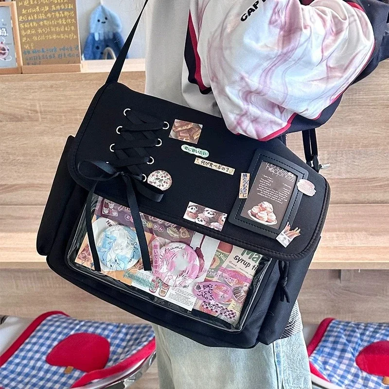 

Japanese Original Niche Design Handbag College Style Versatile Shoulder Bag Fashion Trend Crossbody Bag Y2K Ulzzang Ita Bag