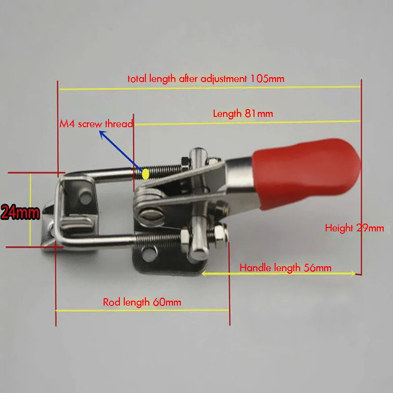 Holding capacity 180KG Hasp Fastener, Toggle Latch, Hasp Catch - Trailer Industrial защелка фиксатор