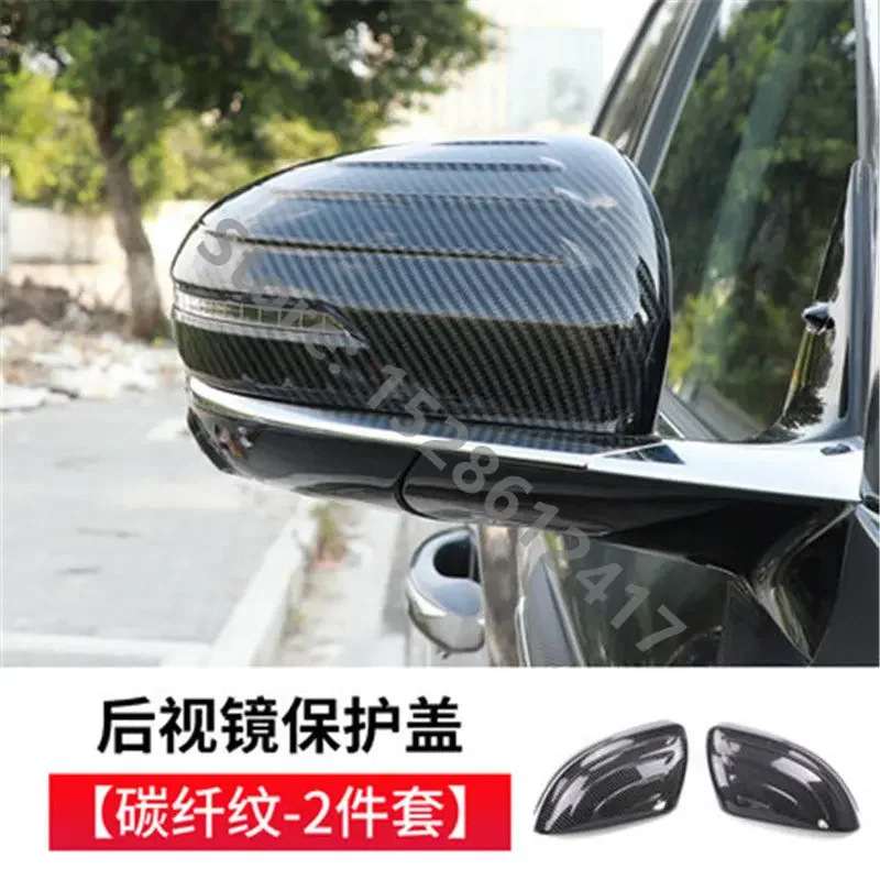 Car Stickers Overlay ABS Rearview Mirror Cover Trim/Rearview Mirror Decoration For Changan CS75plus 2020-2022 Car Accessories