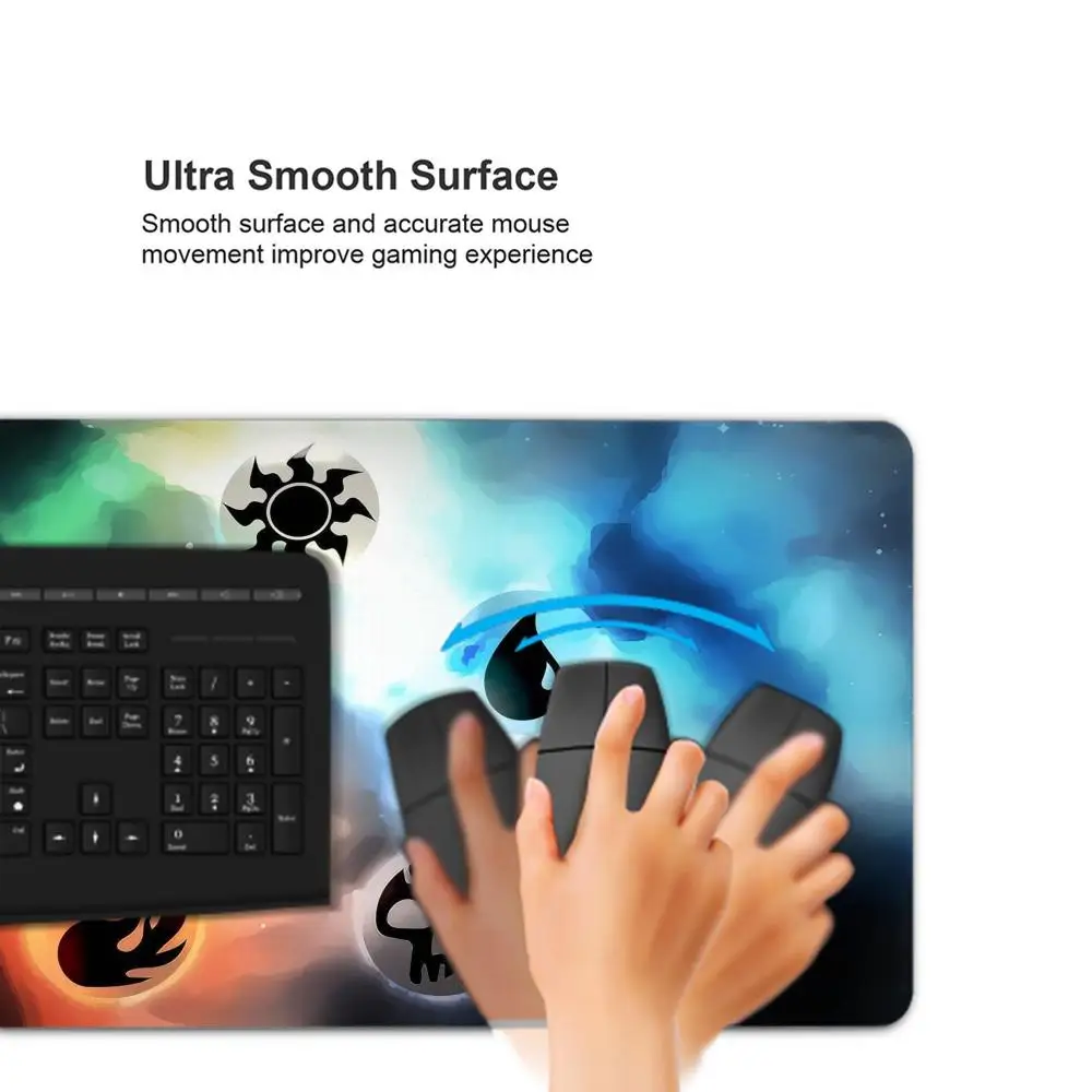 M-Magic the Gathering Anime Mouse Pad Mouse Pad Extended Gaming Keyboard Mats Large 90x40cm XXL Gamer Mousepad